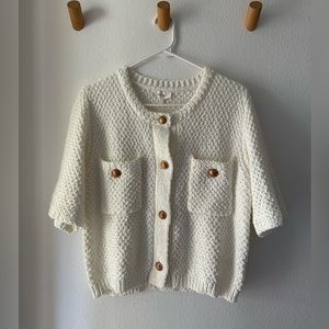 Bohme White Knit Top